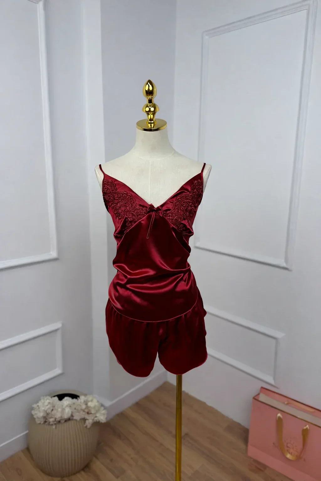Burgundy Sleepwear Set