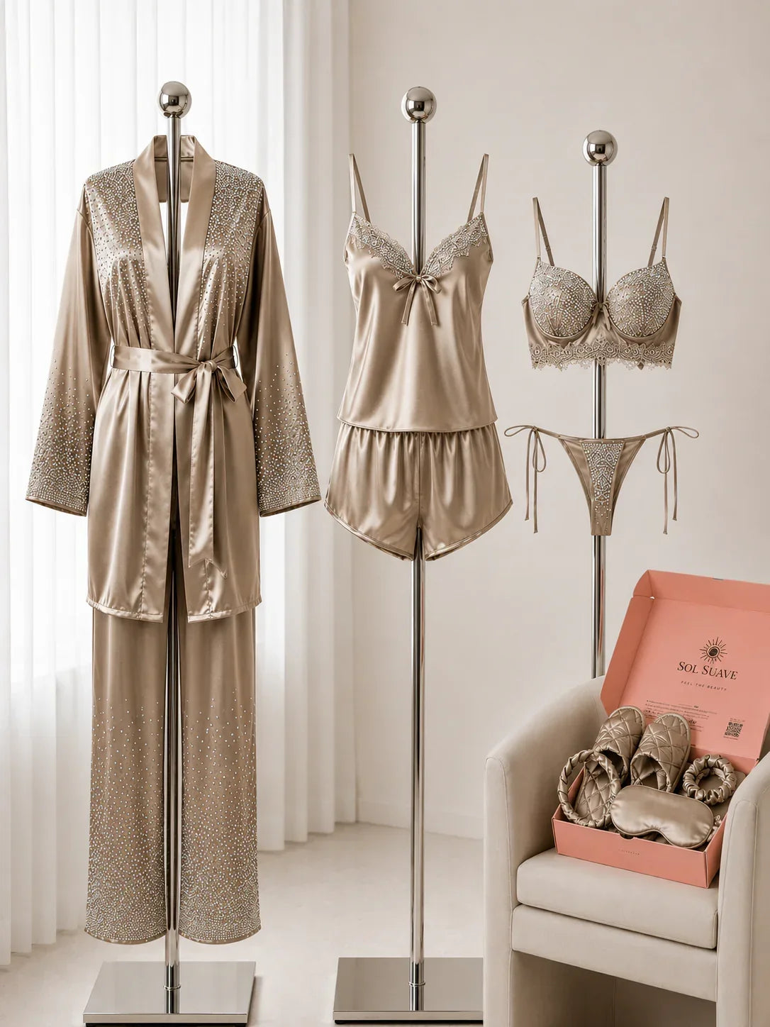 Crystal Beige Set