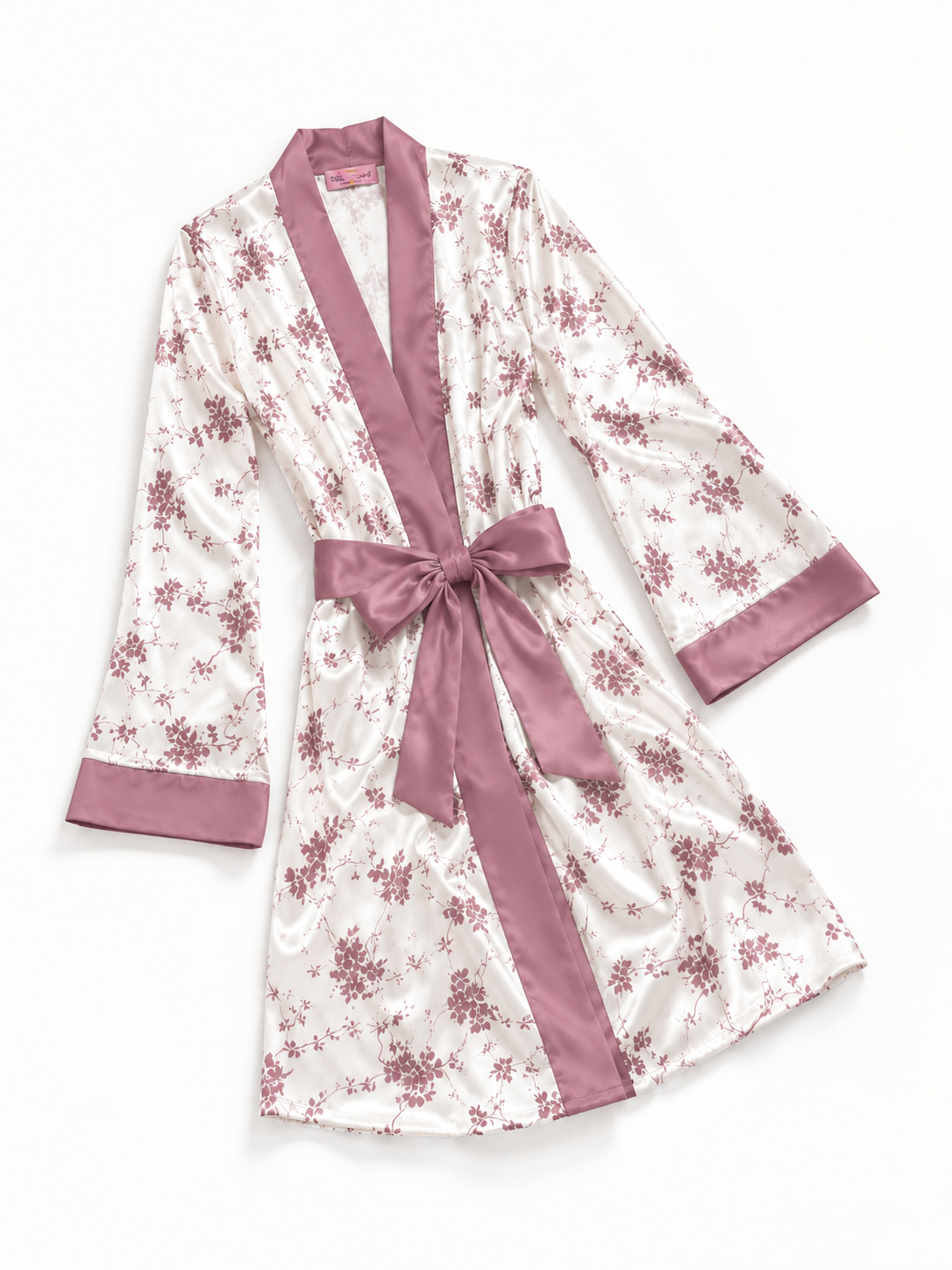 10Pcs Pink Printed Luxury Imported Bridal Nighty Set