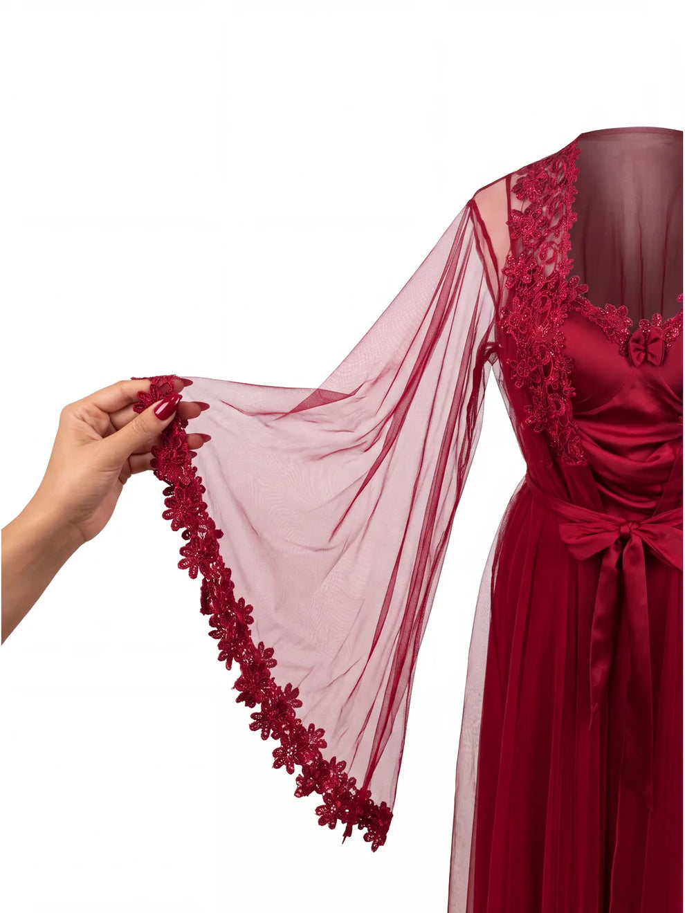 12Pcs Luxury Imported Bridal Nighty Set