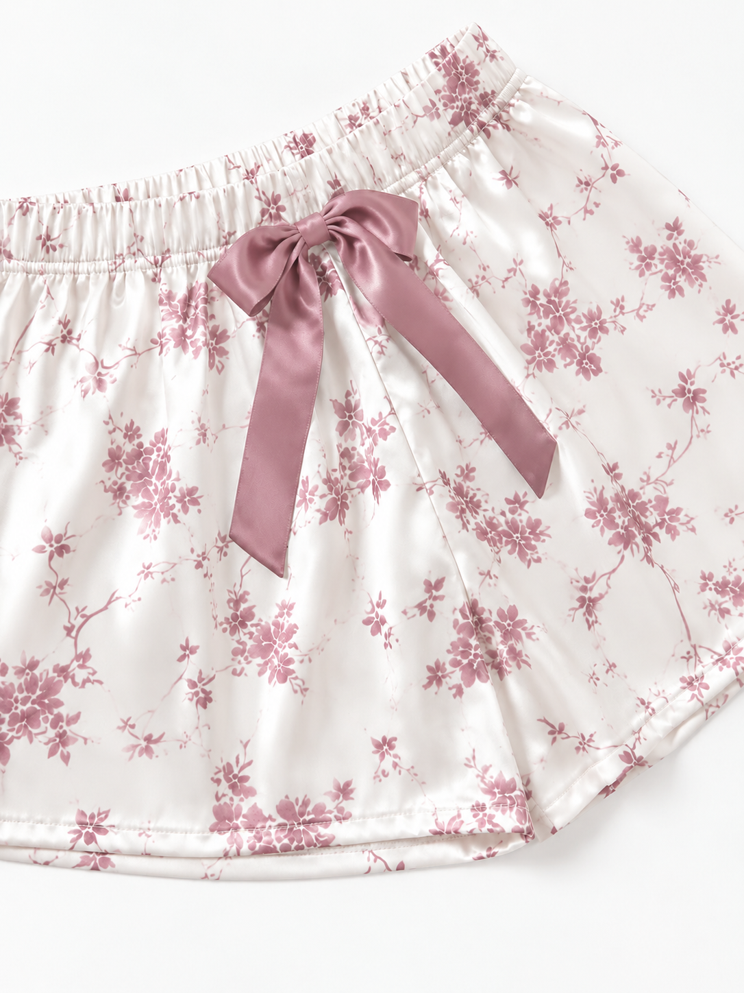 10Pcs Pink Printed Luxury Imported Bridal Nighty Set