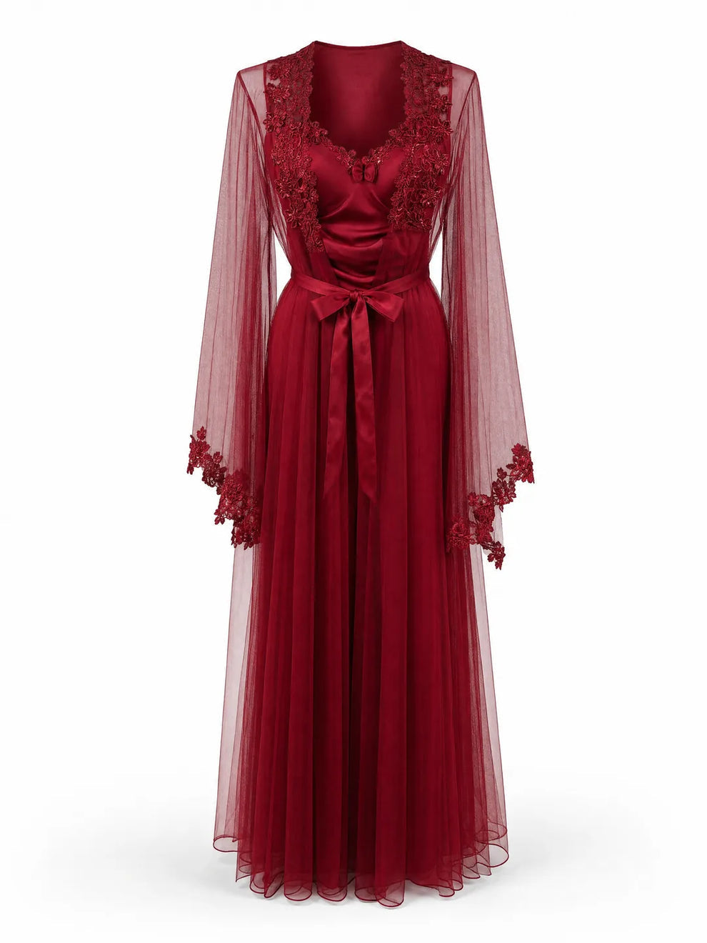 12Pcs Luxury Imported Bridal Nighty Set