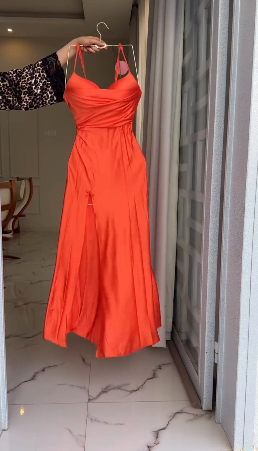 Elegance Silk Robe with Lace Detailing