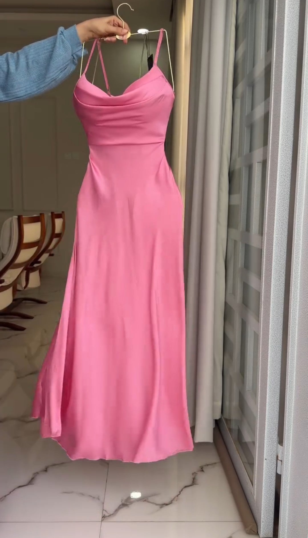 Elegance Silk Robe with Lace Detailing