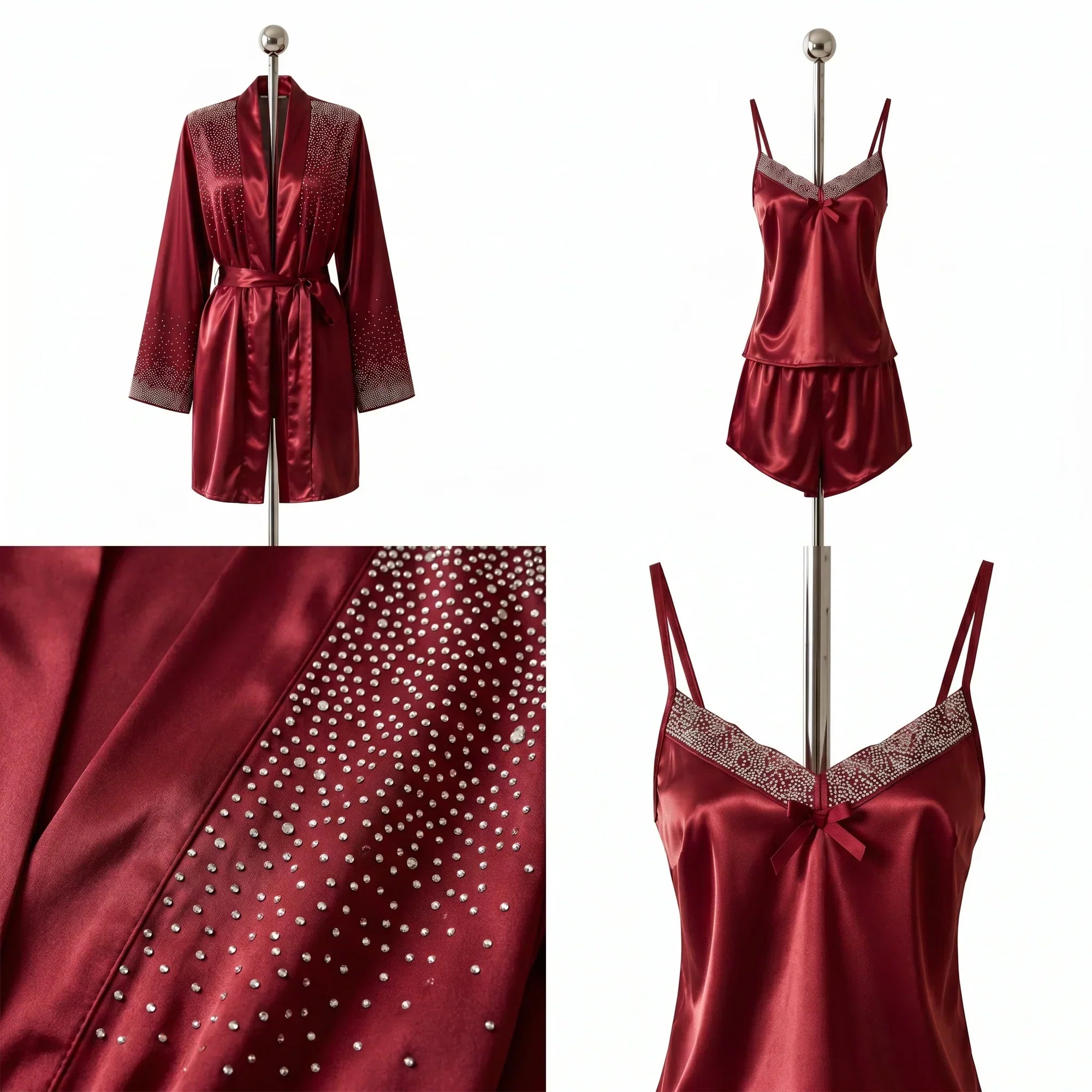 8 PCS Bridal Nightwear Imported